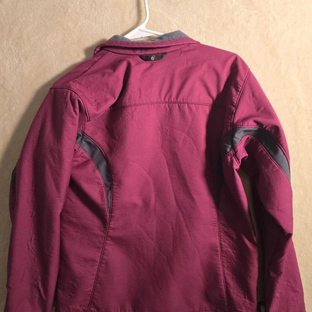 Columbia Women’s‎ Fleece Lined Jacket Medium Burgundy Full Zip Outdoor. 428 - Picture 5 of 8